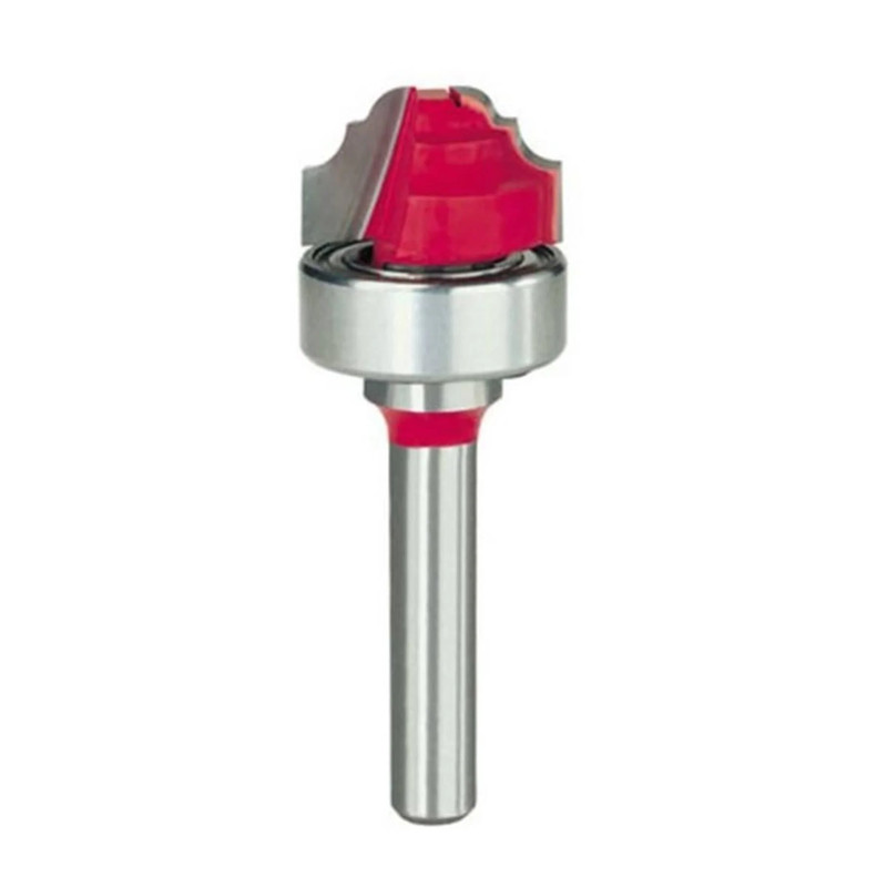 39-502 Classical Cove And Bead Groove Router Bit with Top Bearing 1/4" SH 3/4" D 7/16" CL
